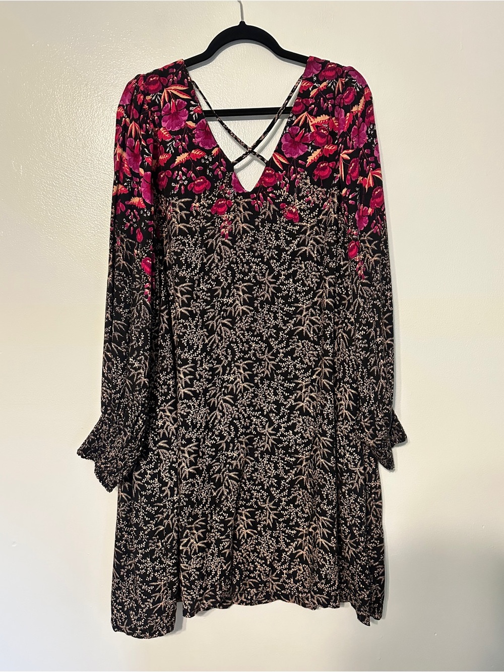 Anthropologie Cyree Tunic Dress Long Sleeve Floral size 20W - Picture 6 of 6